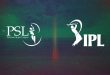 Logos of the Pakistan Super League (PSL) and Indian Premier League (IPL) side by side, symbolizing competition and challenges.