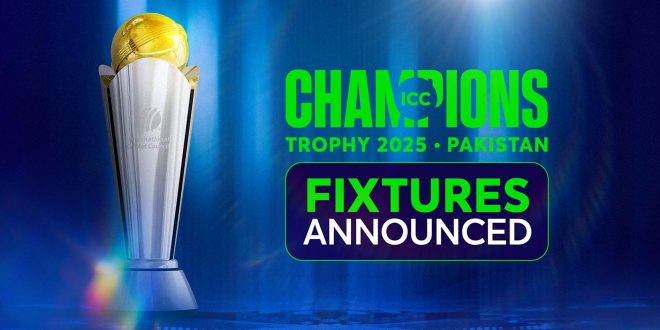 ICC Men’s Champions Trophy 2025 Schedule Announced - Full Match Details