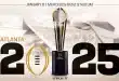 The College Football Playoff National Championship Trophy, a sleek gold-and-silver football-shaped design representing the ultimate prize in college football.