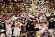 Ohio State defeats Notre Dame 34-23 to win their sixth national title in the 2025 College Football Playoff National Championship.