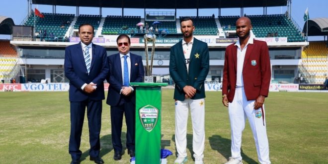 Pakistan vs West Indies Test Series 2025 at Multan Cricket Stadium