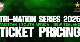 Tri-Nation Cricket Series 2025 Tickets Pricing and Booking Details