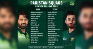 Pakistan T20I squad announcement for New Zealand tour 2025