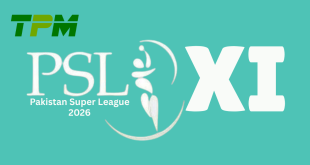 PSL XI Pakistan Super League 2026 official logo with TPM title sponsor